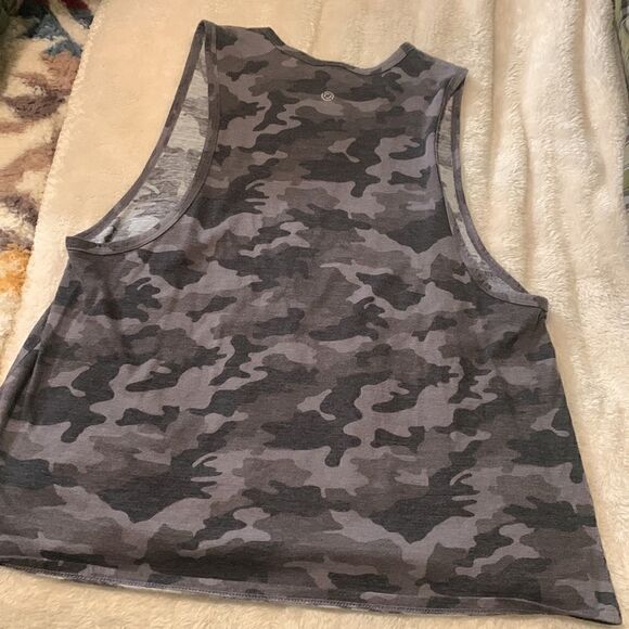 CORE 10, tank top, grey/black camo, large, scoop neck - Picture 5 of 10